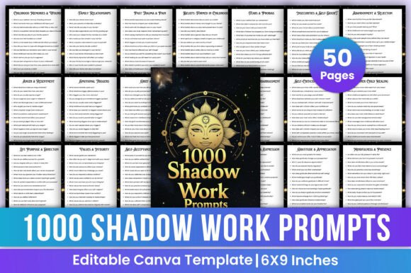 Download 1000 Shadow Work Prompts Book Canva - Book Collection