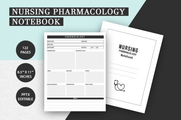Download Nursing Pharmacology Notebook Interior - Book Collection