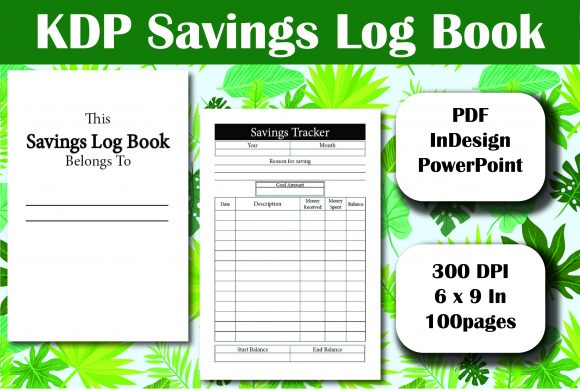 Download KDP Savings Log Book Interior - Book Collection