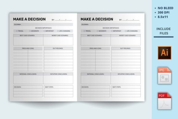 Download Decision Making Logbook Kdp Interior - Book Collection