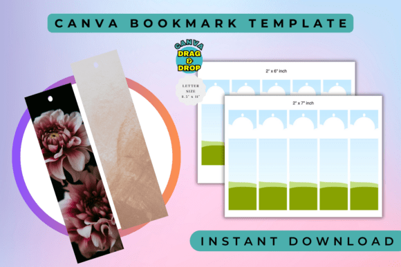 Download Canva Bookmark Template - Book Collection