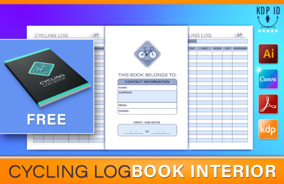 Download Cycling Log Book Interior Editable - Book Collection