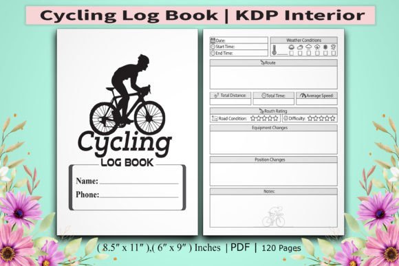 Download Cycling Log Book Kdp Interior - Book Collection
