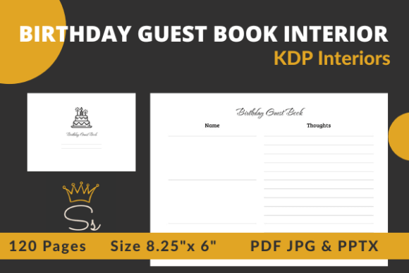 Download Birthday Guest Book Interior - Book Collection