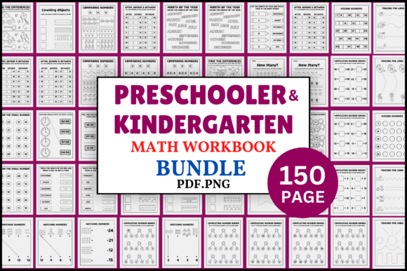 Download Preschool and Kindergarten Math Workbook - School Collection