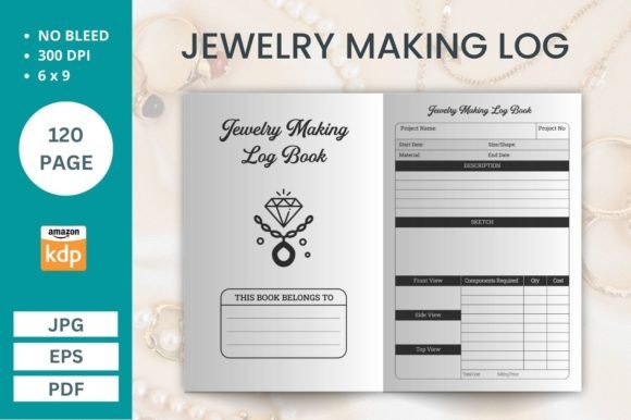 Download Jewelry Making Logbook Kdp Interior - Book Collection