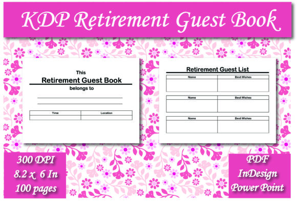 Download KDP Retirement Guest Book Interior - Book Collection