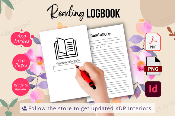 Download Reading Log Book | Ready to Upload KDP - Book Collection