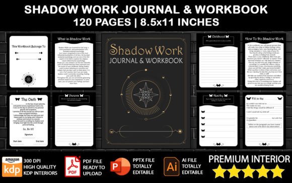 Download Shadow Work Journal Workbook Interior - Book Collection