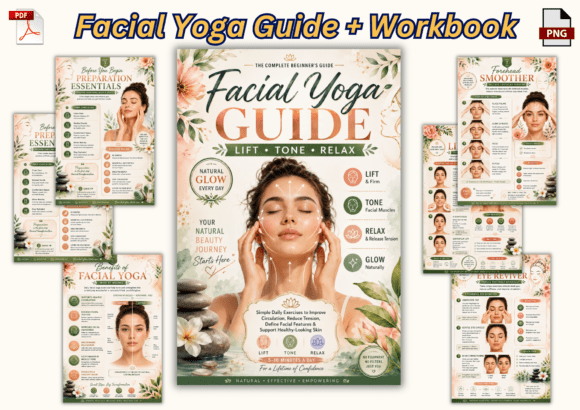 Download Facial Yoga Guide + Workbook - Book Collection