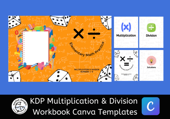 Download Math Workbook Cover Canva Templates: Set Two - Book Collection
