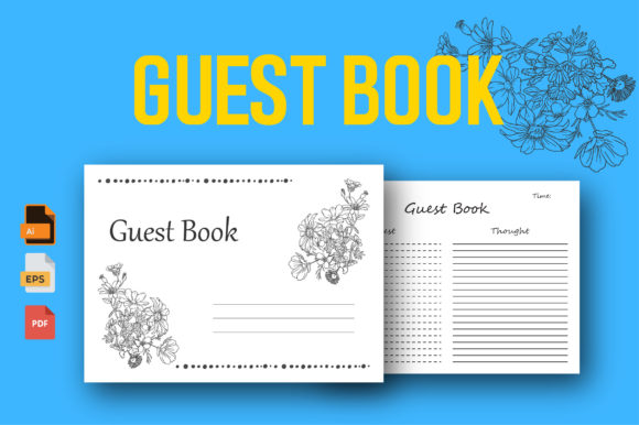 Download Guest Book Interior KDP - Book Collection