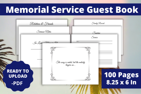 Download Memorial Service Guest Book - Book Collection