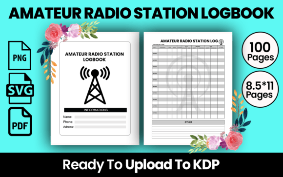 Download Amateur Radio Station Log Book Interior - Book Collection