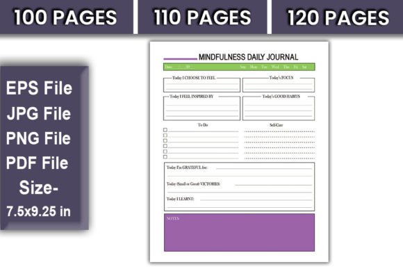 Download MINDFULNESS DAILY JOURNAL Book, - Book Collection