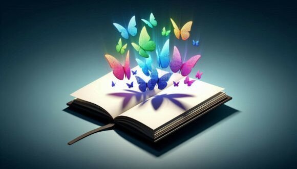 Download Holographic Butterfly Sketchbook - Book Collection