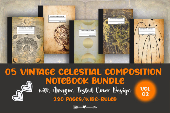 Download Celestial Composition Notebook Bundle - Book Collection