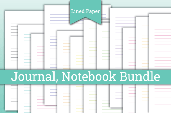 Download Journal, Notebook Lined Paper Bundle - Book Collection