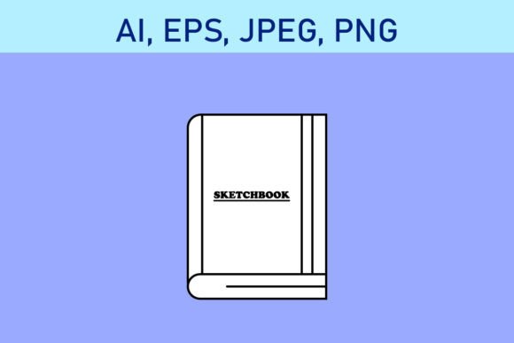 Download Black and White Sketchbook Vector - Book Collection