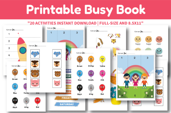 Download Educational Printable Busy Book - Book Collection