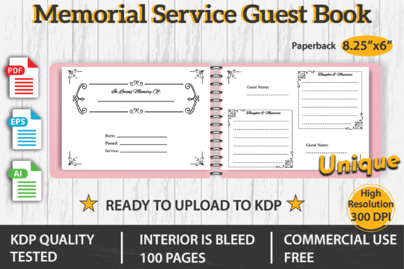 Download Memorial Service Guest Book - Book Collection