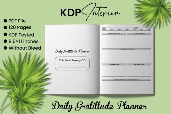 Download Daily Gratitude Planner Log Book - Book Collection