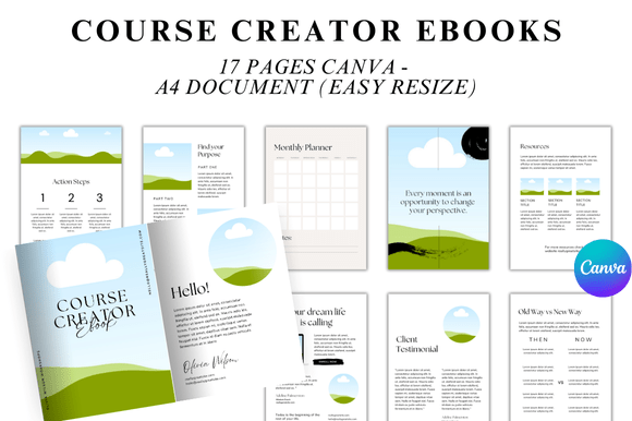 Download 17 Editable Ebook Template - Book Collection