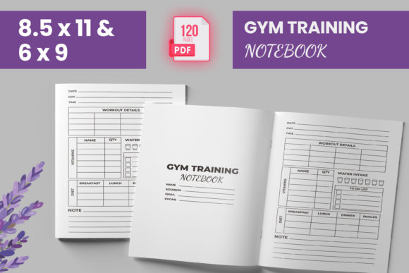 Download Gym Training Notebook (KDP Interior) - Book Collection
