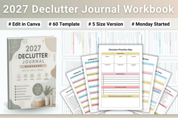 Download 🧹 2027 Declutter Journal Workbook - Book Collection