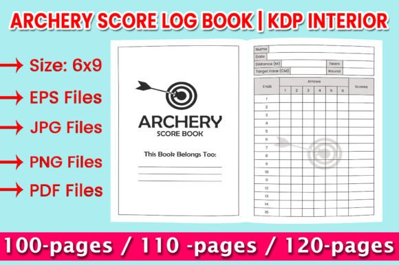 Download Archery Score Log Book | KDP Interior - Book Collection