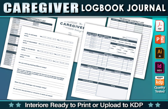 Download Editable Caregiver Logbook Journal - Book Collection