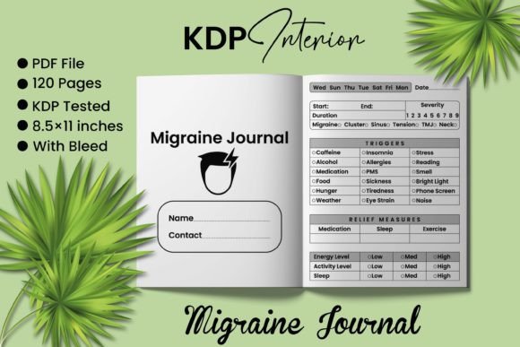 Download Migraine Journal Log Book - Book Collection