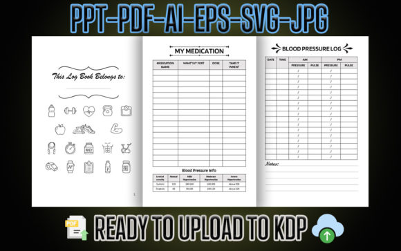 Download Blood Pressure Log Book Interior - Book Collection