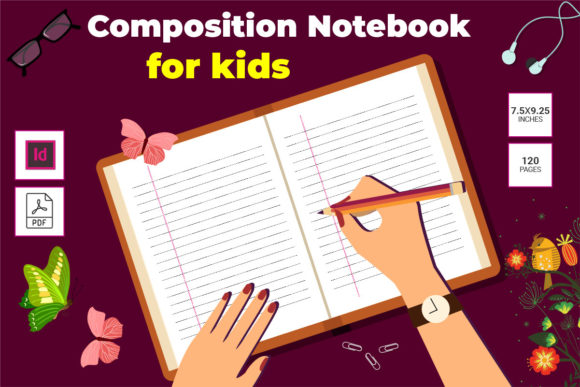 Download Composition Notebook for Kids - Book Collection