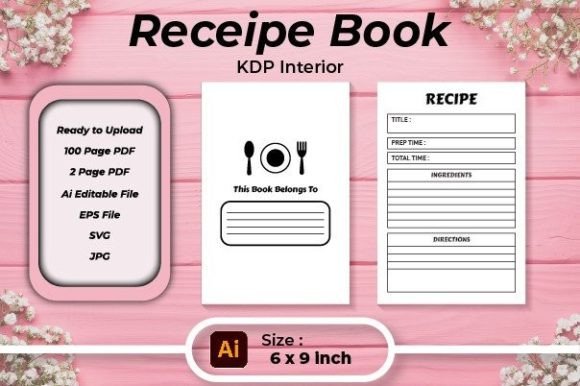 Download Blank Recipe Book for KDP Interior - Book Collection