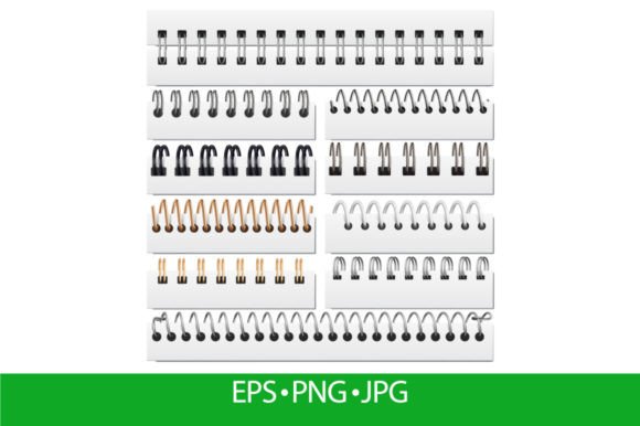 Download Realistic Silver Iron Notebook Binding - Book Collection