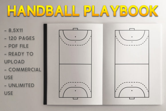 Download Hand Ball Playbook | KDP Template - Book Collection