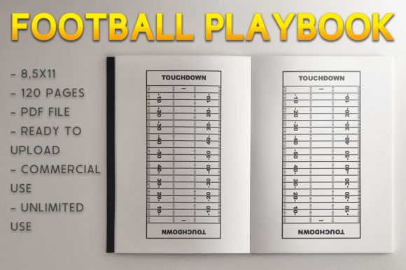 Download Football Playbook | KDP Template - Book Collection