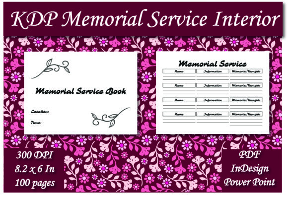 Download KDP Memorial Service Guest Book Interior - Book Collection