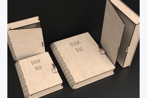 Download Laser Cut Book Box Svg Files - Book Collection